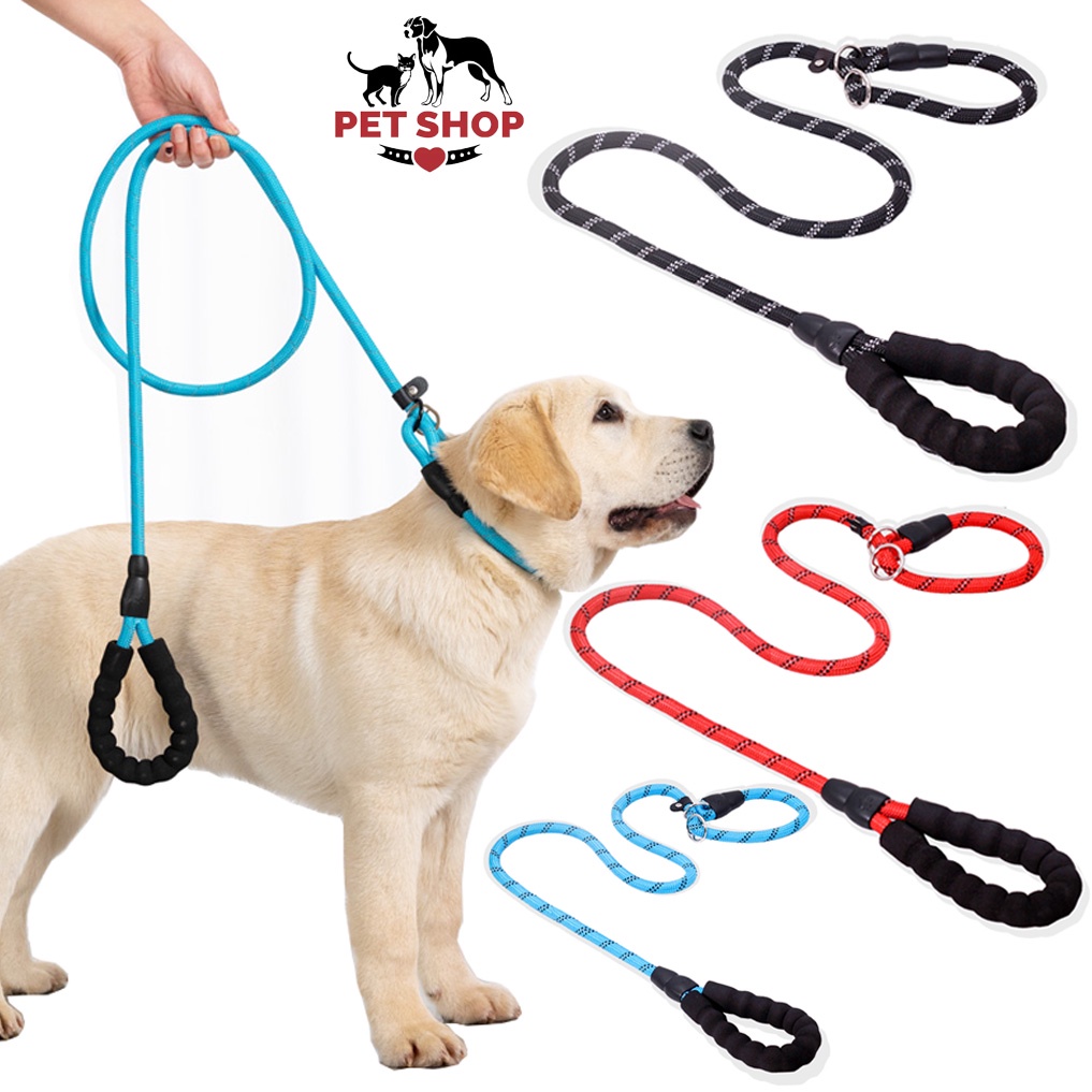 1.8M Dog Leash with Padded Handle and Highly Reflective Threads Pet Dog