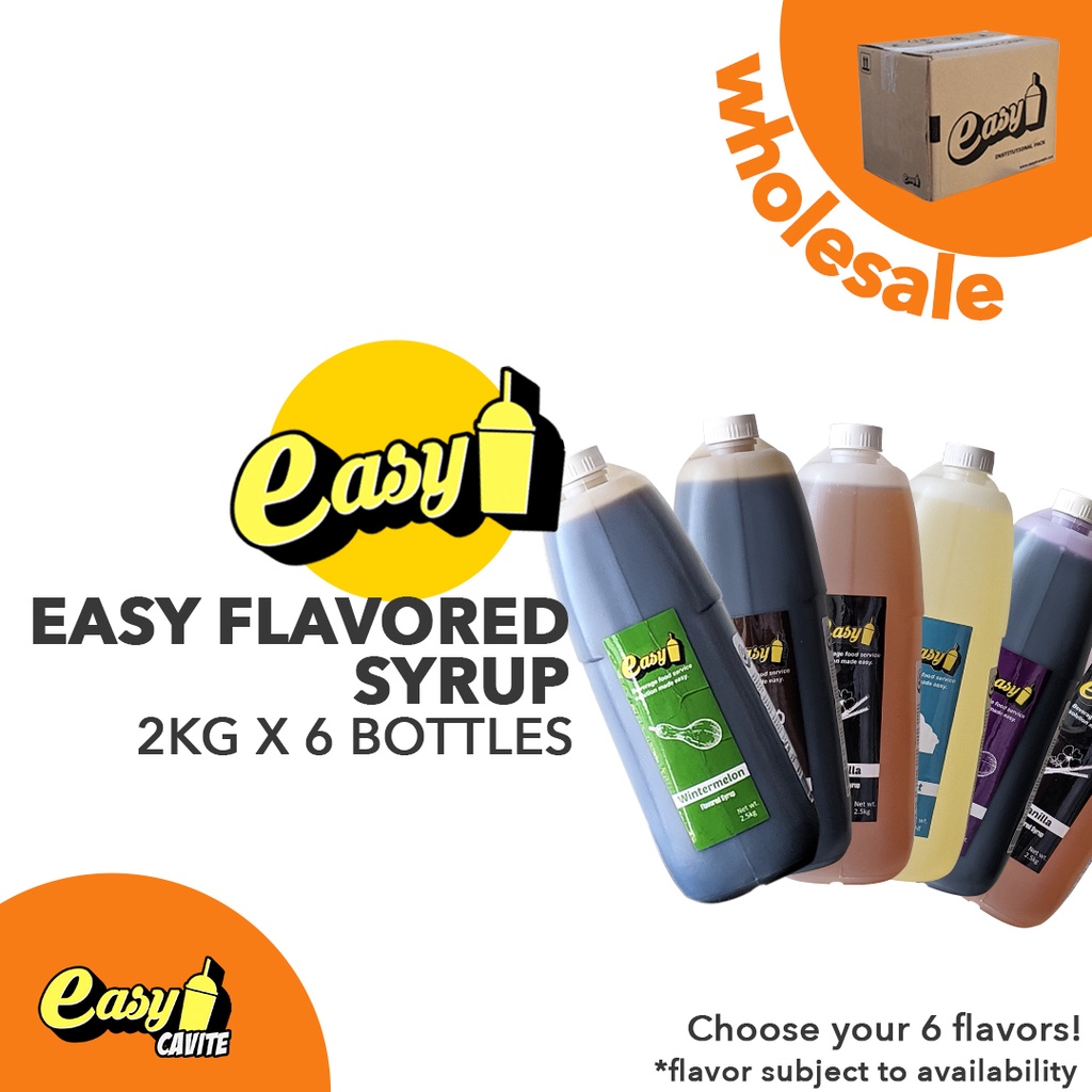 Easy Brand Flavored Syrup Wholesale 15kg Shopee Philippines
