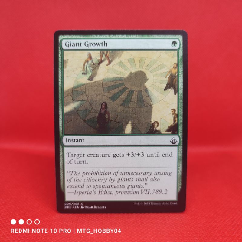 Giant Growth mtg (c) Shopee Philippines