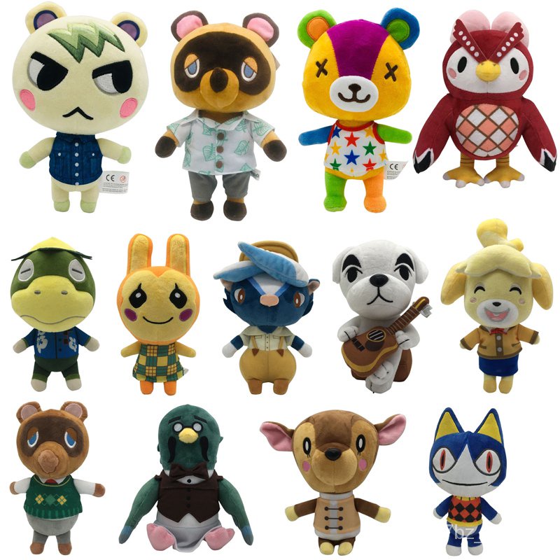 Game Animal Crossing Plush Stuffed Dolls Animals Bob Stitches Owlette
