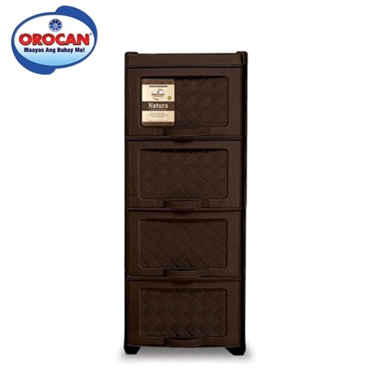 Orocan Drawer Caha De Oro Rattan Natura 4 Layers Shopee