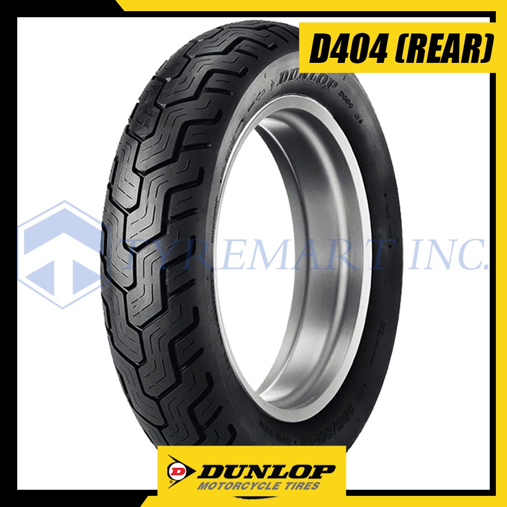 Dunlop Tires D404 120/9018 65H Tubeless Motorcycle Street Tire (Rear