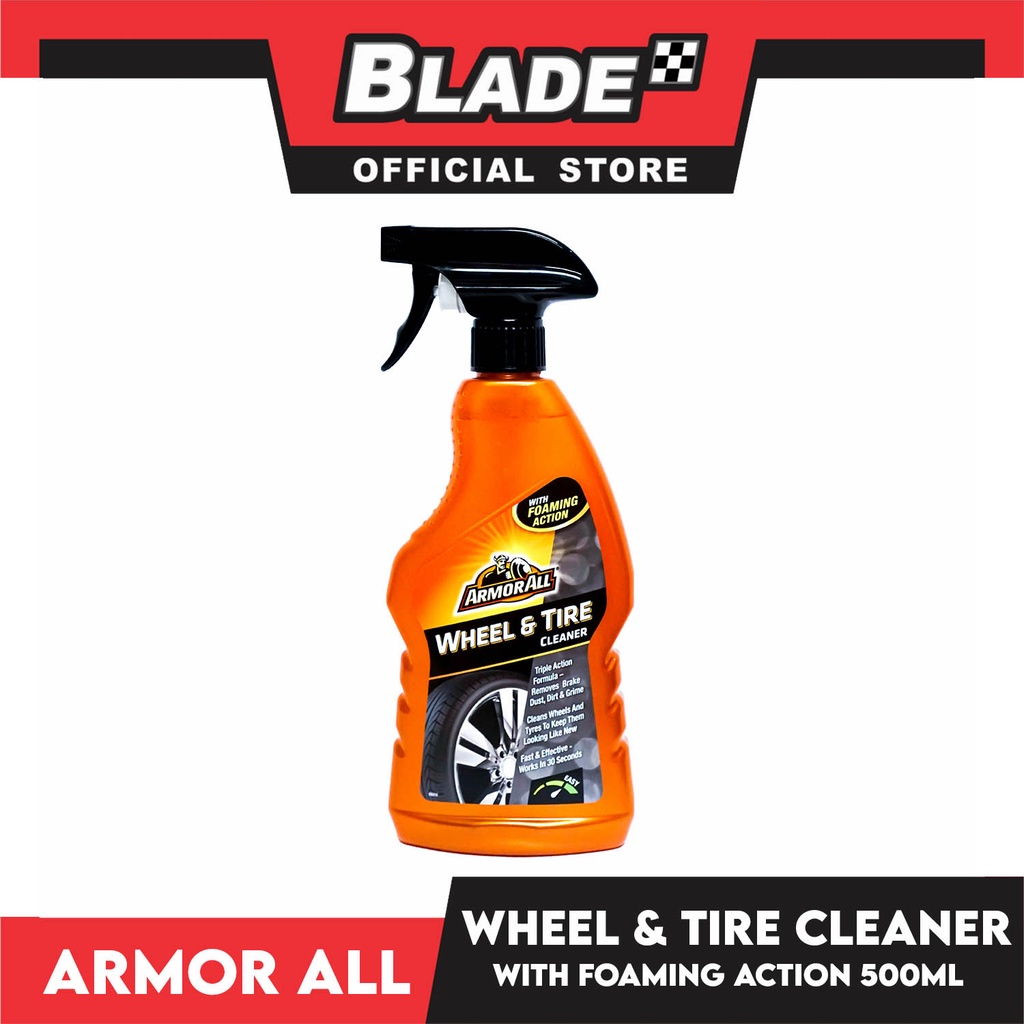 Armor All Wheel and Tire Cleaner with Foaming Action 500ml Triple