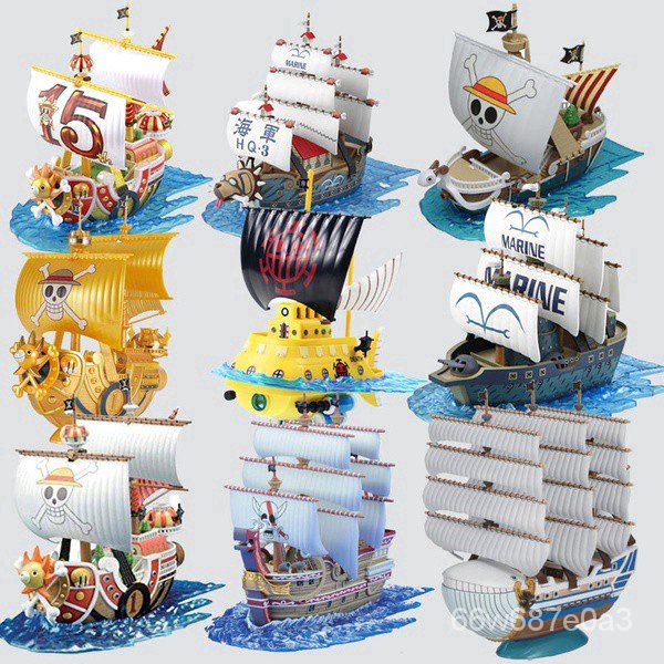 One Piece Model Ship Thousand Sunny Going Merry Straw Hat Crew Luffy