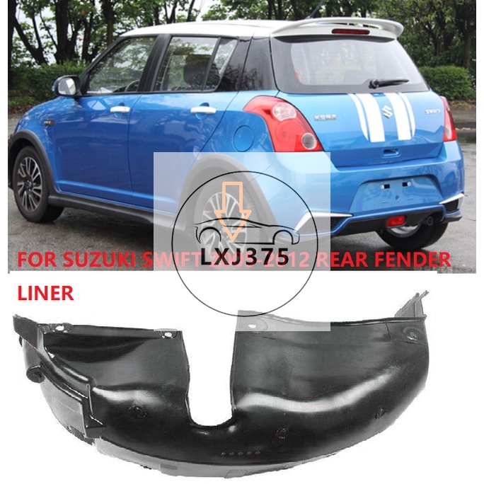 Rear Fender Liner For SUZUKI SWIFT 2005 2006 2007 2008 2009 2010 2011