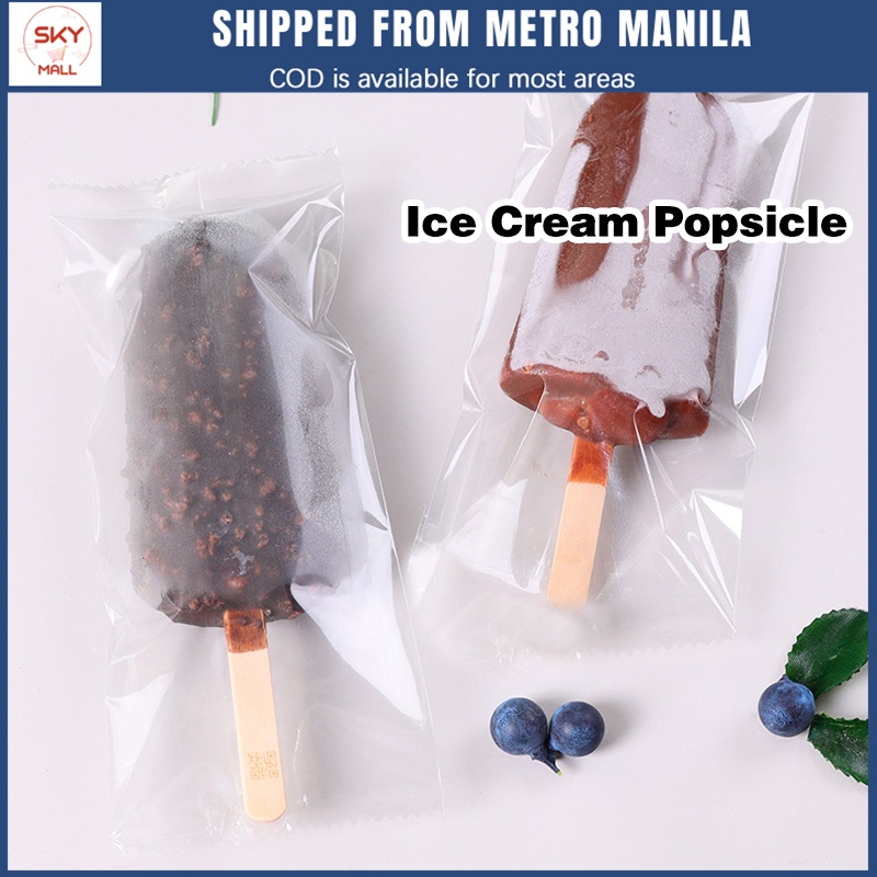 100pcs Popsicle Bags Ice cream Bags Candy Dried Fruit Package Bags Shopee Philippines