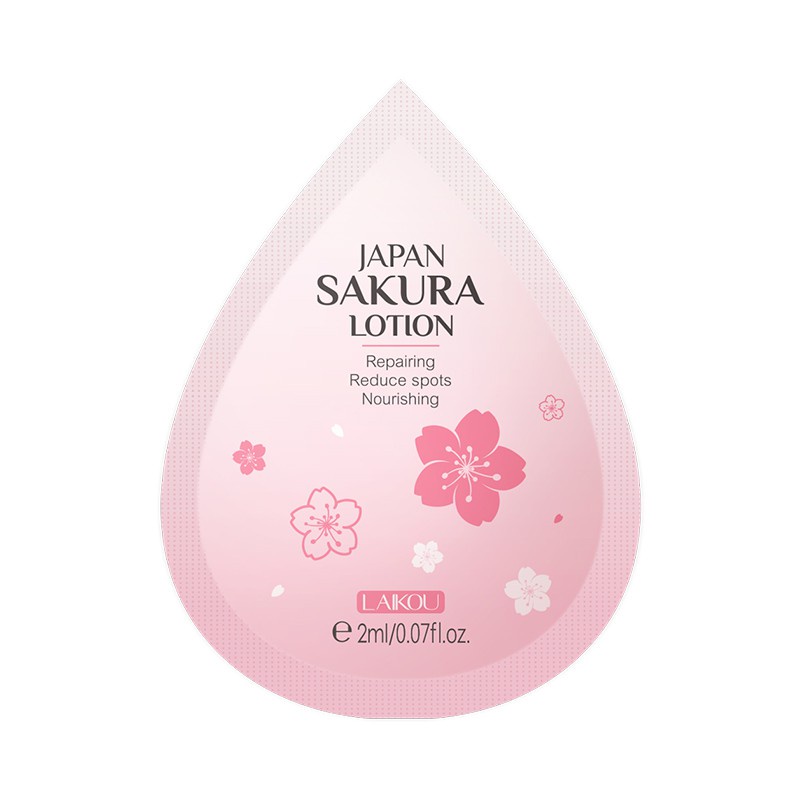 LAIKOU Japan Sakura Face Wash Reduce Spots Cleanser Sachet Whitening Repairing 2g Shopee
