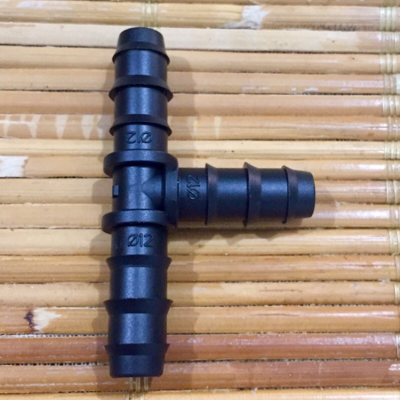 Tee T 3 Way Connector 8x11mm PE PVC Hose Connector ID 8mm x OD 11mm For