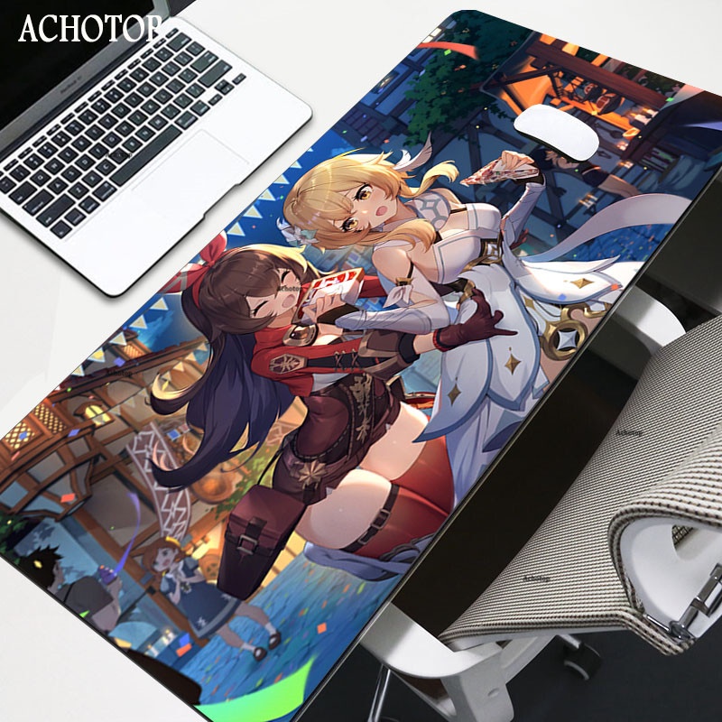Genshin Impact Mouse Pad cm Anime XXL Gaming Padmouse Gamer Laptop