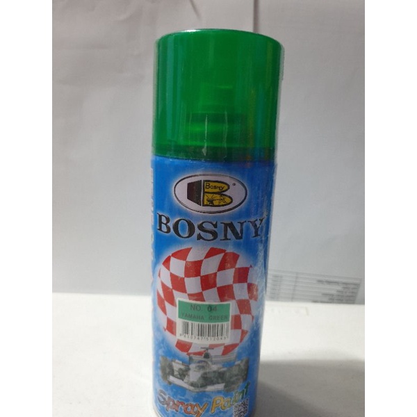Bosny spray paint YAMAHA GREEN color Shopee Philippines