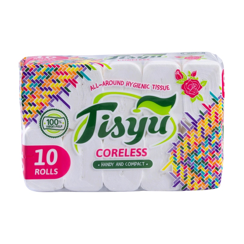 Tisyu Coreless Compact Tissue Paper 10's 30g Shopee Philippines