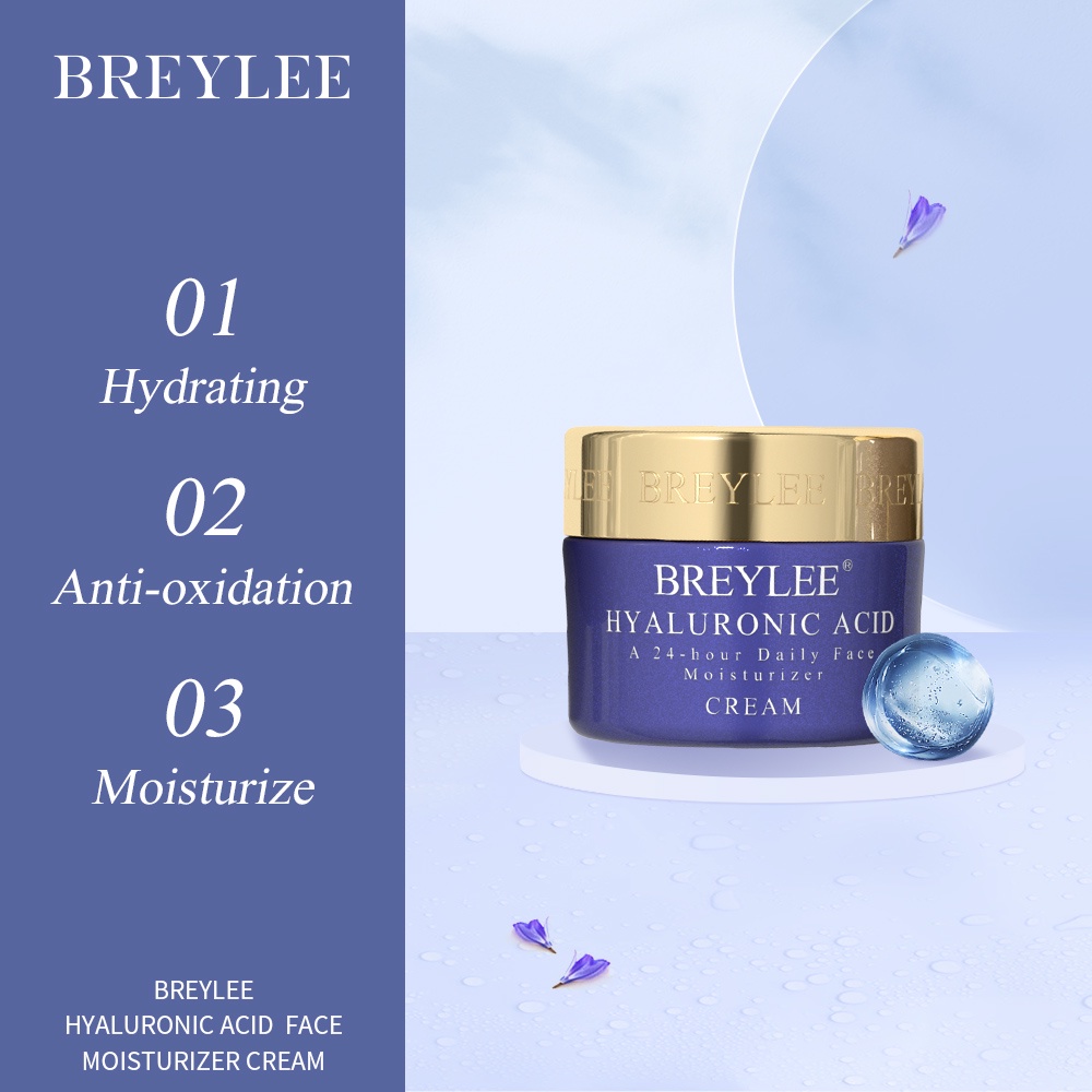 BREYLEE Hyaluronic Acid Moisturizer Anti Aging Serum Face Cream