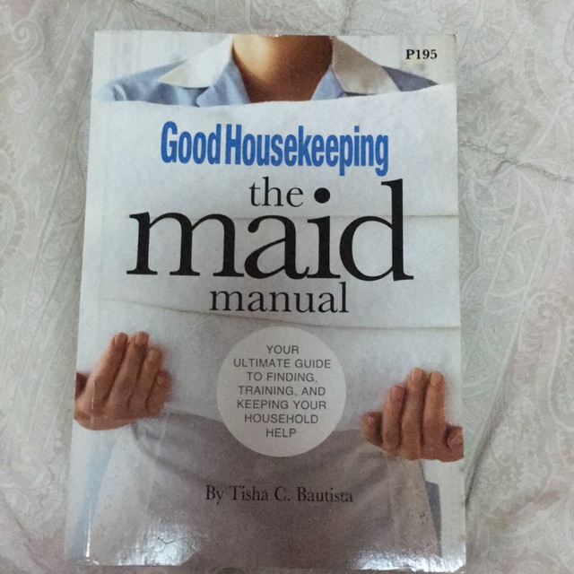 The Maid Manual (Good Housekeeping) Shopee Philippines
