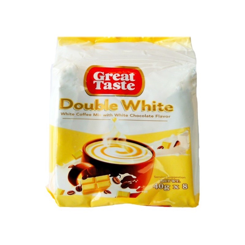 Great Taste Double White Coffee Mix with White Chocolate 40g x 8s