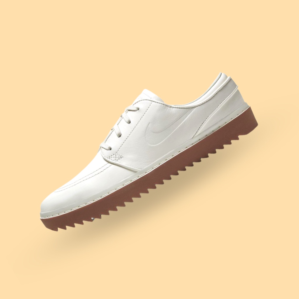 Nike Stefan Janoski Golf Shoes Sail Gum Medium Brown (Leather) Shopee