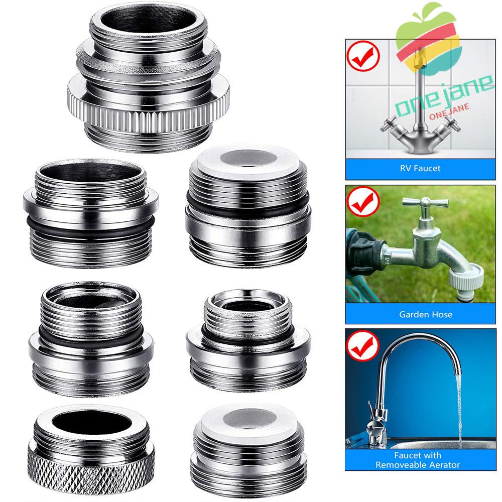 JANE Useful Tap Aerator Connector Metal Water Hose Adapter Faucet