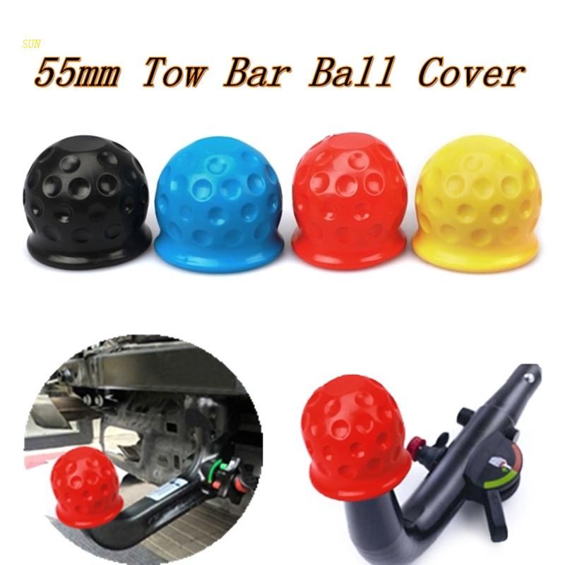 SUN 50mm Car Tow Bar Ball Cover Cap Towing Hitch Caravan Trailer