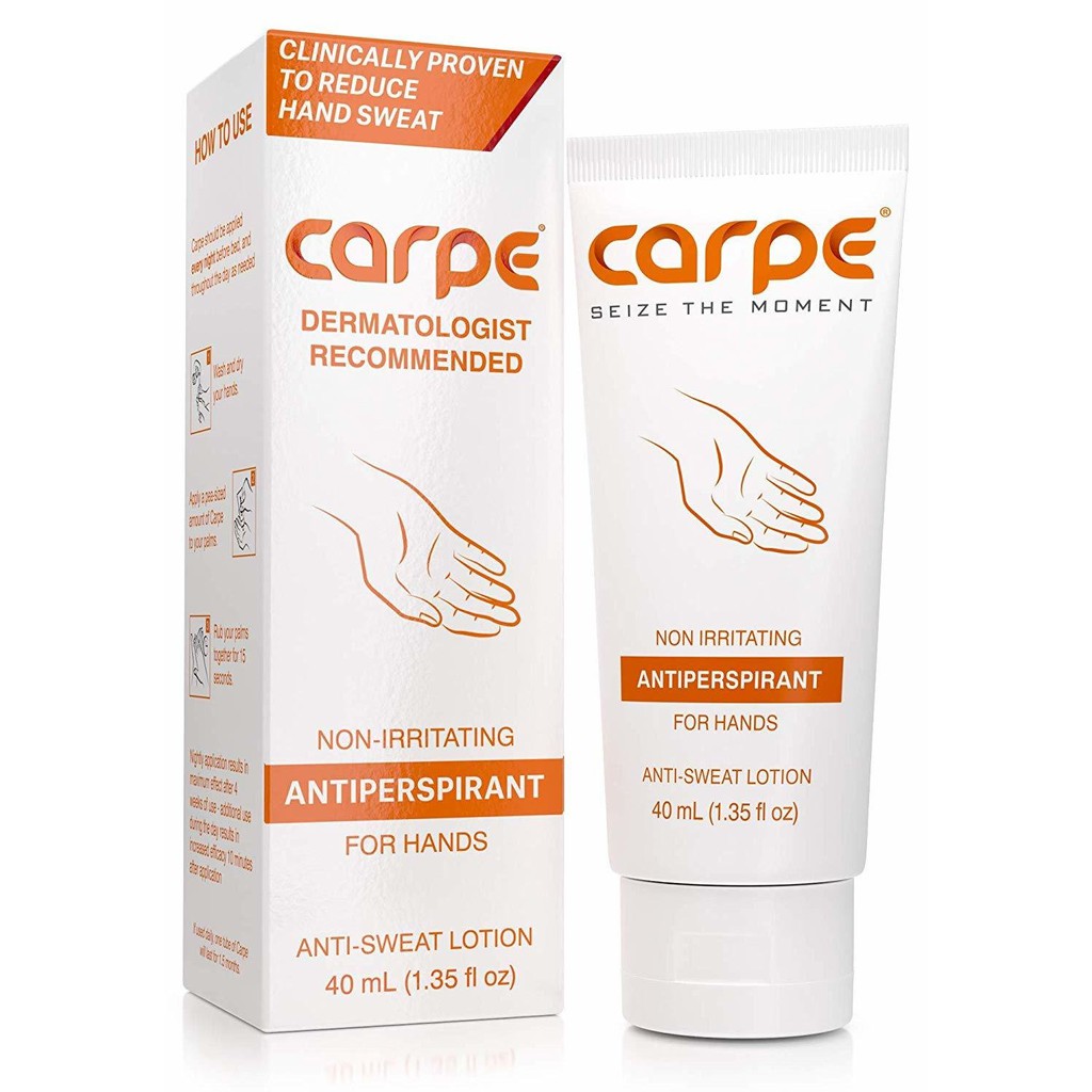 Carpe Antiperspirant Hand Lotion for Hand Hyperhidrosis Shopee
