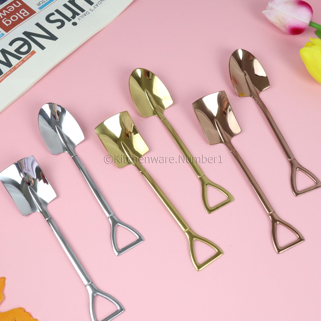 KITCHENWARE_NUMBER1 Stainless Steel Spoon Korean Dessert (Real Photos