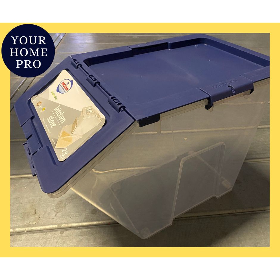 Orocan Rice Box Flip Top Food Storage, Food Container 28kg Shopee