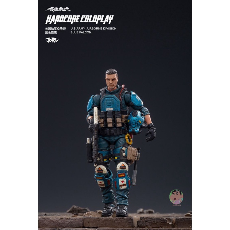 JOYTOY 1/18 U.S Army Airborne Division Blue Falcon Action Figure