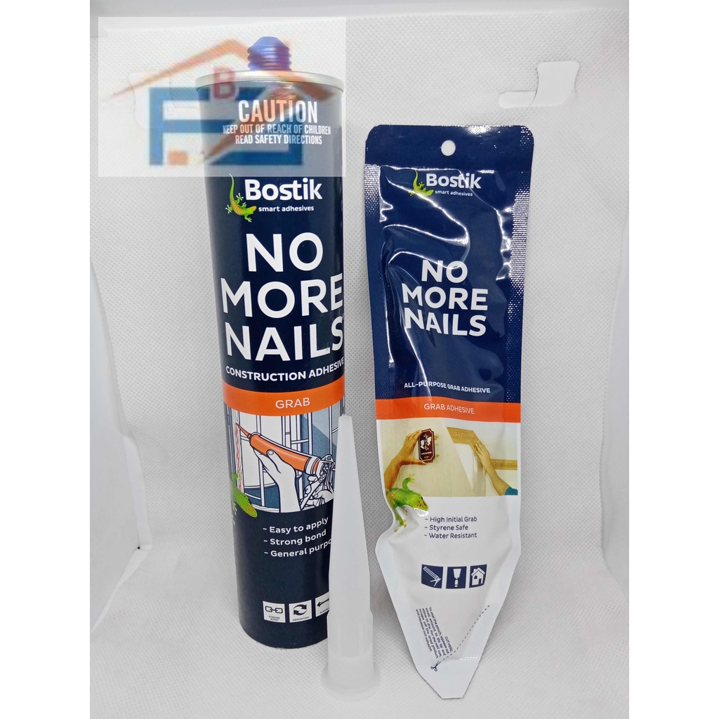 Original Bostik No More Nails 100g Adhesives / Liquid Nail 320g