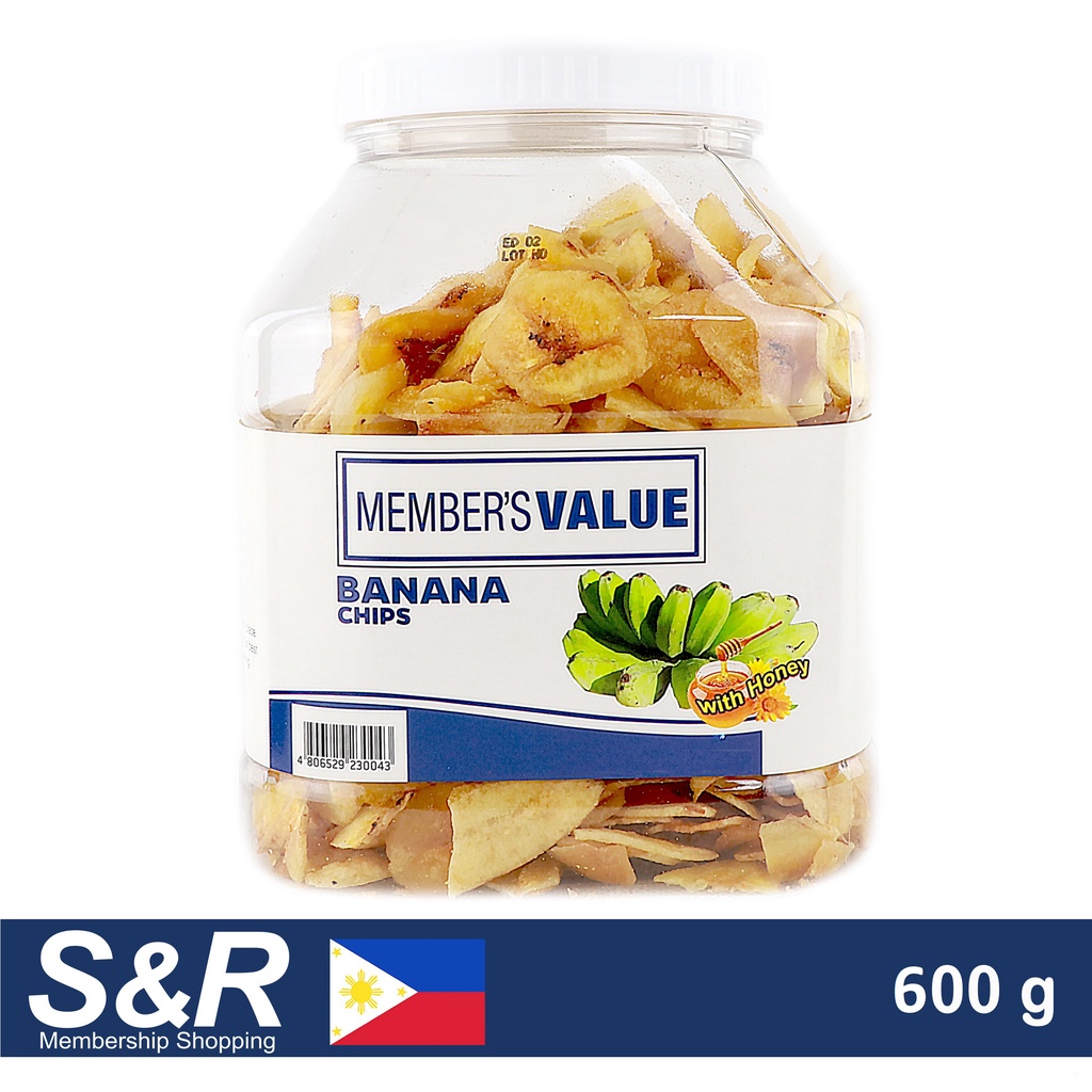 Member's Value Banana Chips 600g Shopee Philippines
