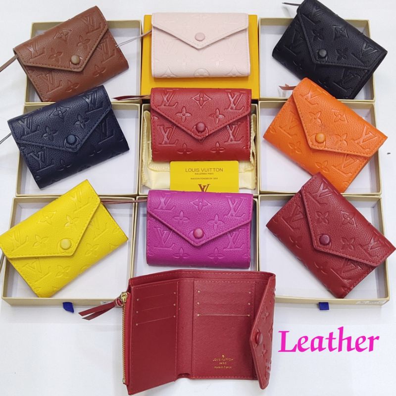 purse wallet 41938 LEATHER victorine wallet trifold small wallet Shopee Philippines