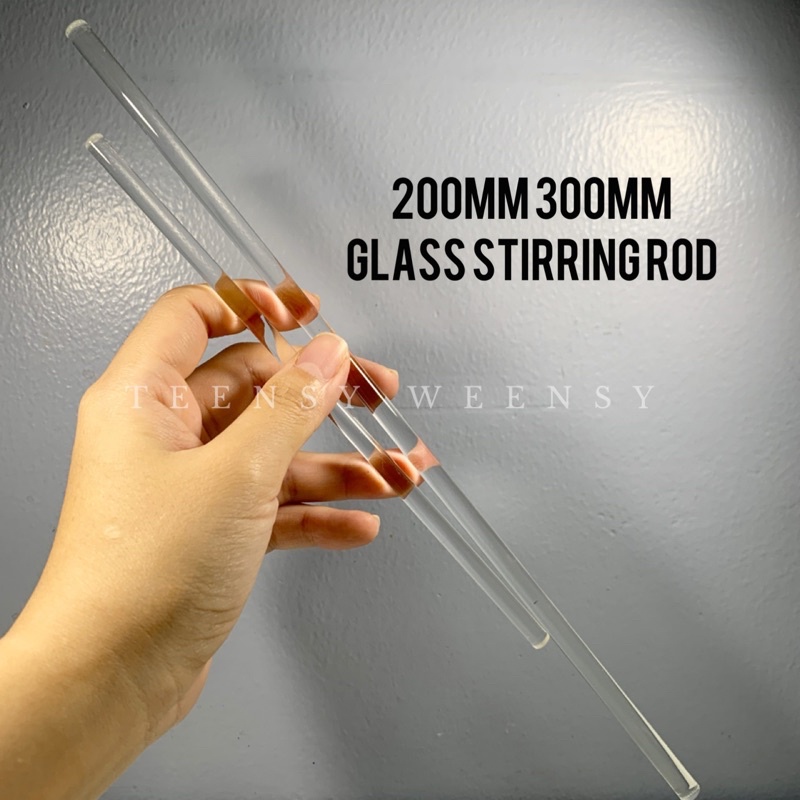 Borosilicate Glass Stirring Rod, Glass rod (150mm 200mm 300mm length