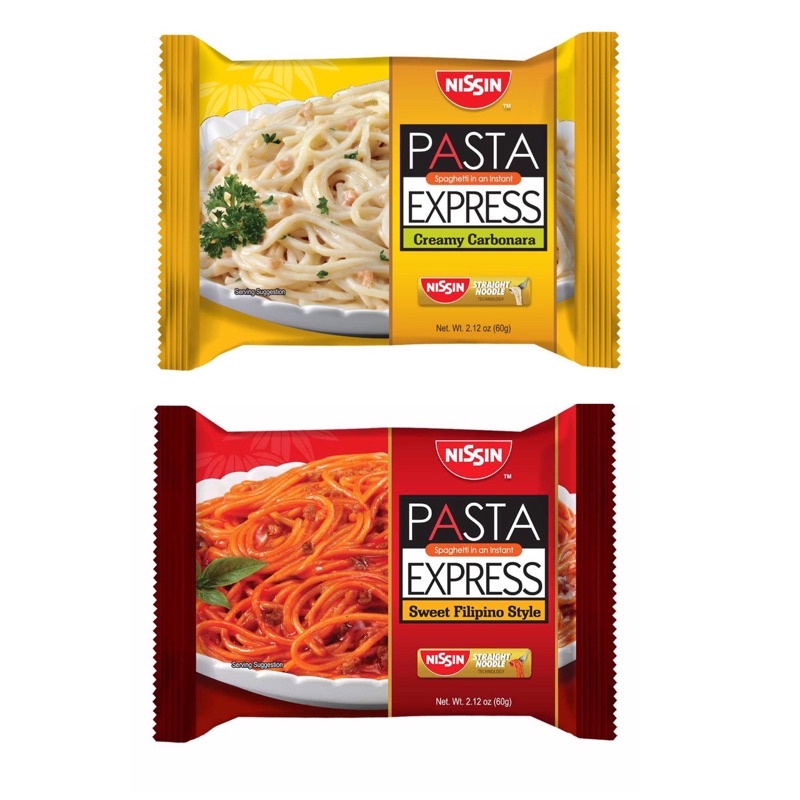 Nissin Pasta Express Creamy Carbonara /Sweet Filipino Style (60g