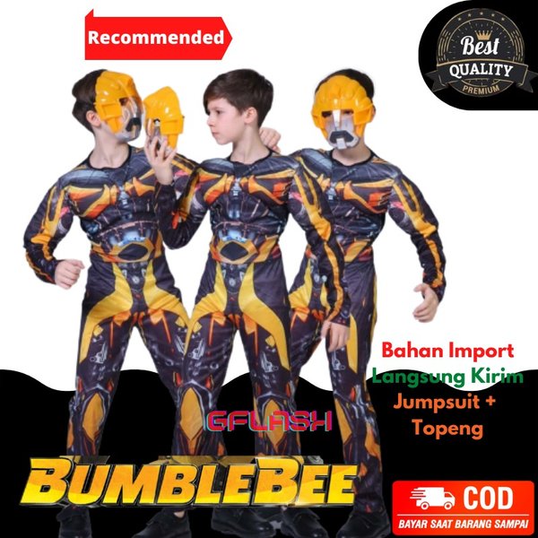 Bumblebee Transformers Costume Children Character Imported Muscle Foam