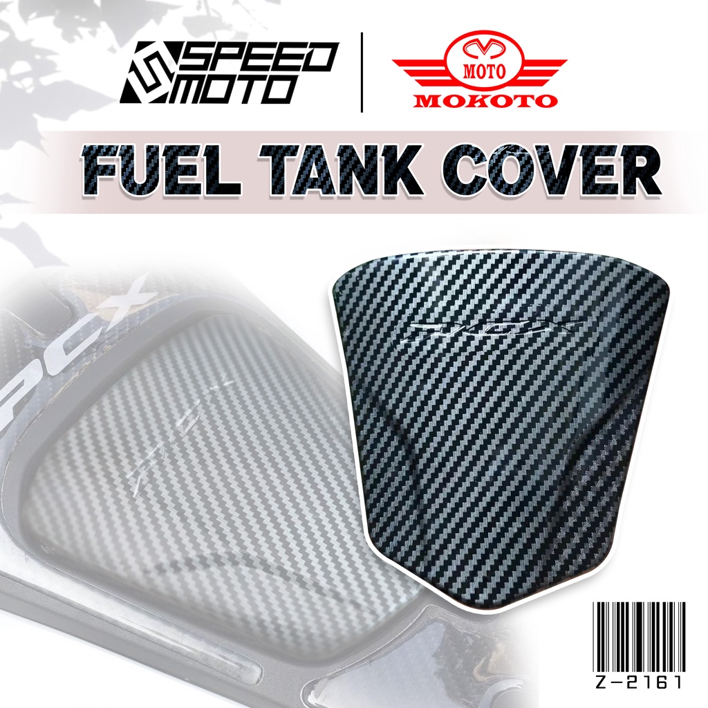 PCX 160 GAS FUEL TANK COVER PAD Z2161 GLOSSYCARBON GARNISH FOR HONDA
