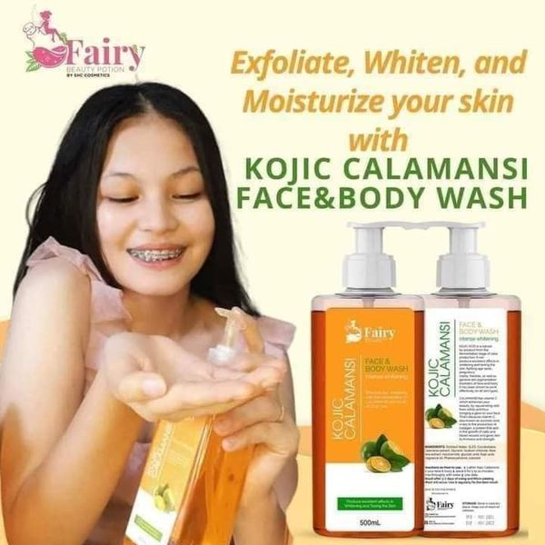 Kojic Calamansi Face and Body Wash by Fairy Beauty Potion 500ml