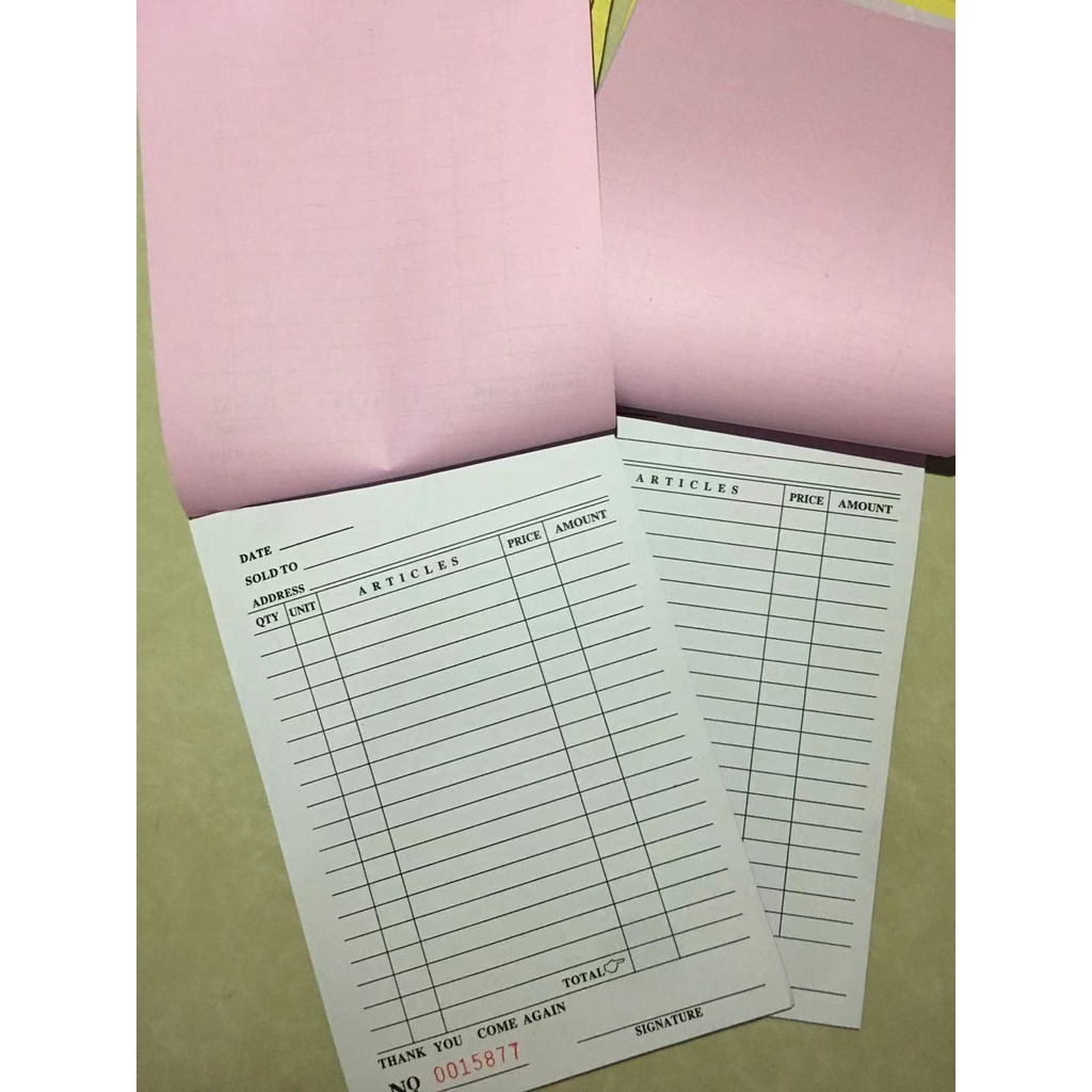 Receipt resibo CarbonLess Duplicating and Triplicate Paper Low price