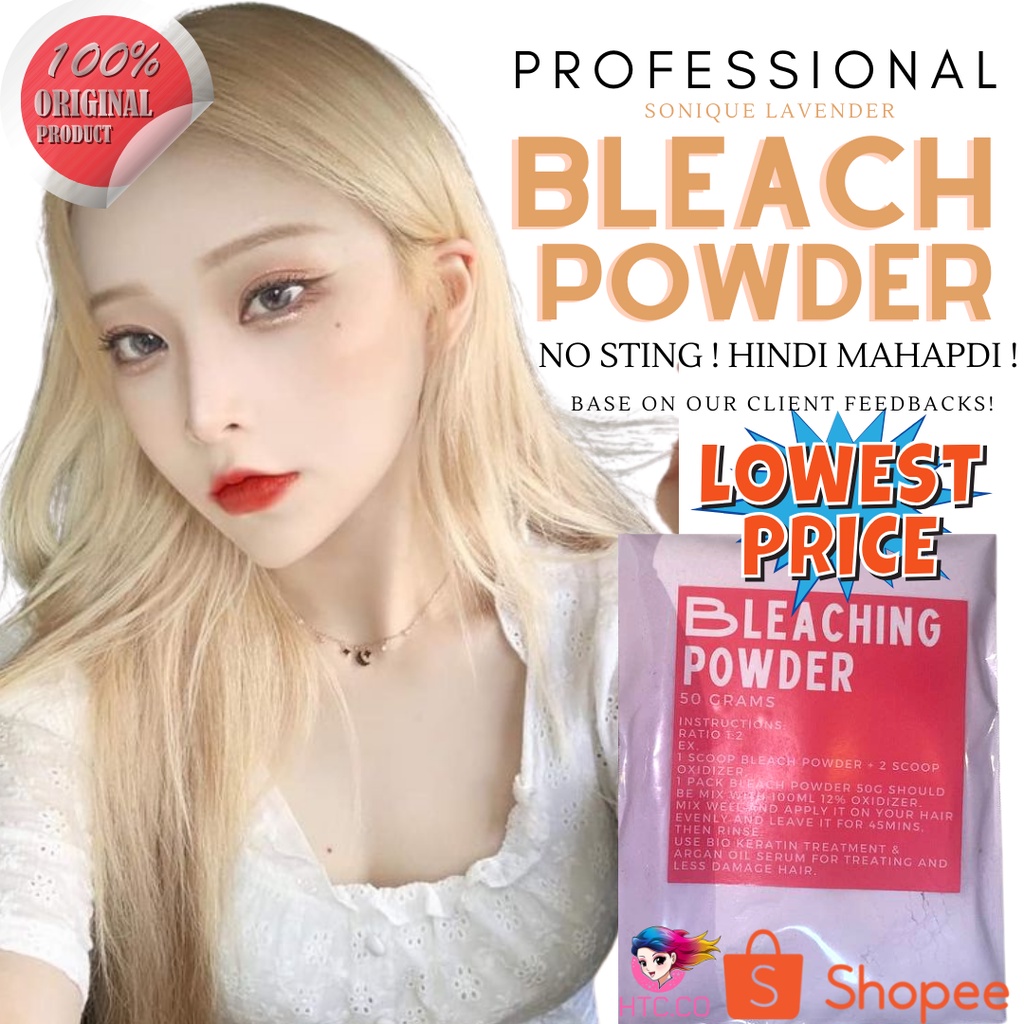 Sonique Hair Bleaching Set / BLEACHING POWDER ( Small Set Good for 1