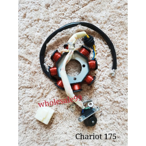 motorcycle Stator Coil for Rusi Chariot 175 & rusi tc150 Shopee