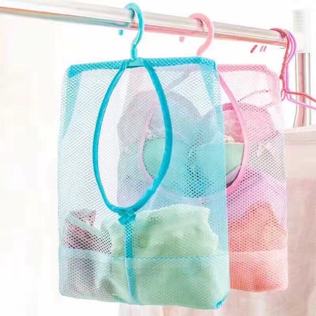 Hanging Net Organizer Storage Mesh Bag Bathroom Bedroom Shopee