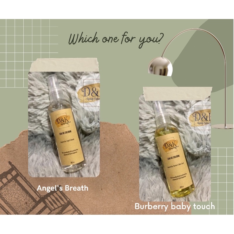 Angels breath & burberry baby touch & tartine et chocolat EAU DE