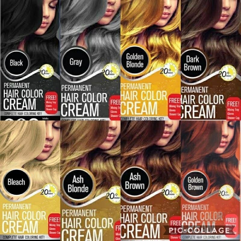 Hairfix Hair Color Cream all Ash Blomde/Bleach/Golden Blonde/Golden