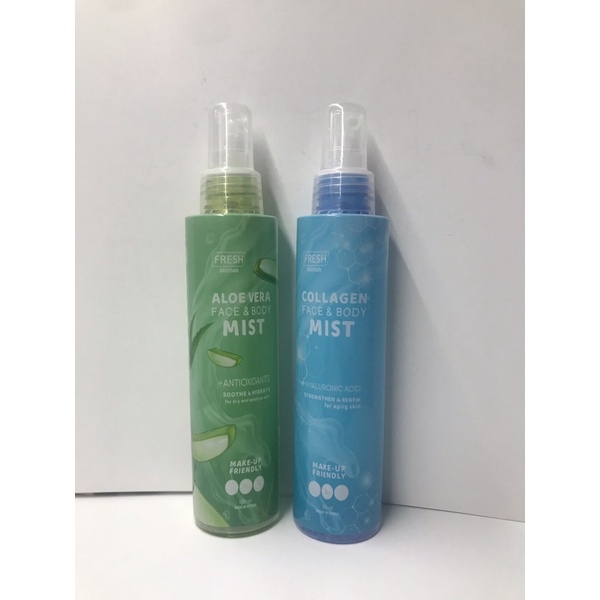 Fresh Skinlab Aloe Vere/ Collagen Face & Body Mist (150ml) Shopee