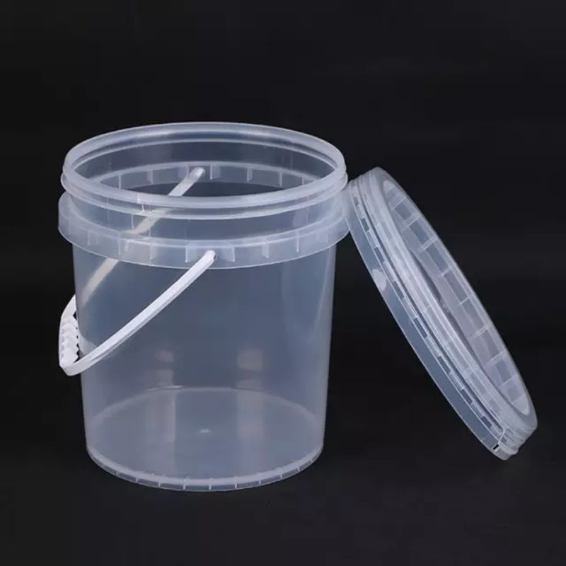 1L 2L Clear Plastic Bucket Container with Lid Shopee Philippines