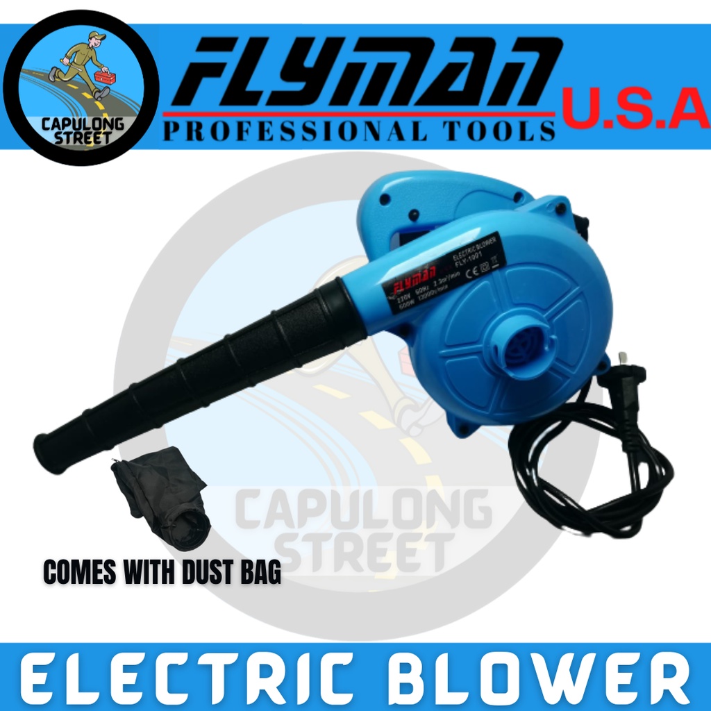 CAPULONG FLYMAN ELECTRIC BLOWER 600W WITH RUBBER NOZZLE AIR DUSTER