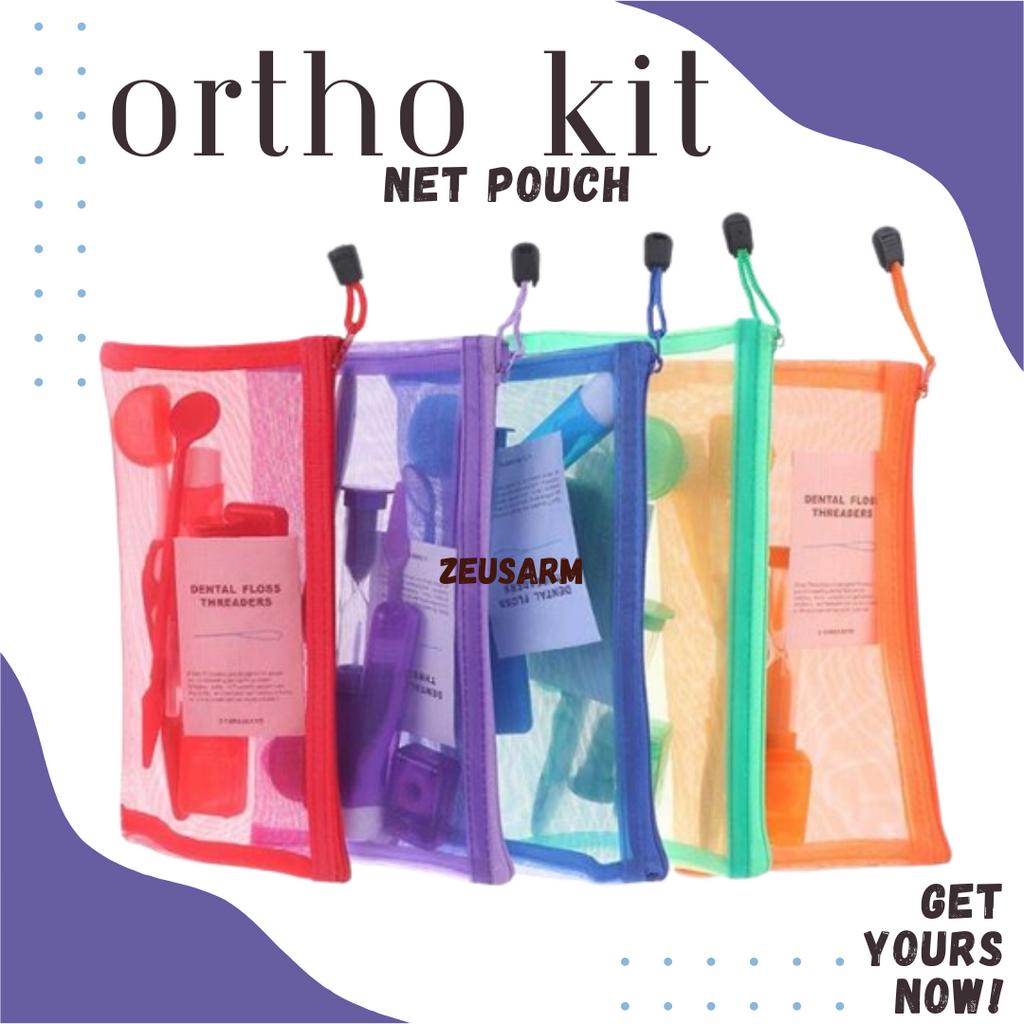 Ortho Kit Oral Hygiene Care Travel Toothbrush for Braces Dental Oral