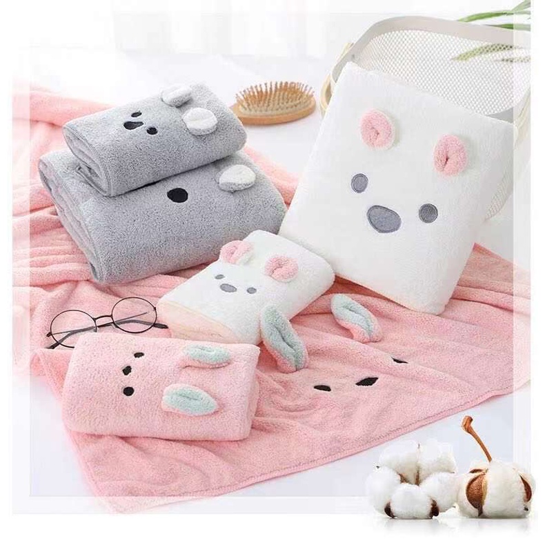 towels Microfiber baby Bath Towel coral face towel hand towel animal
