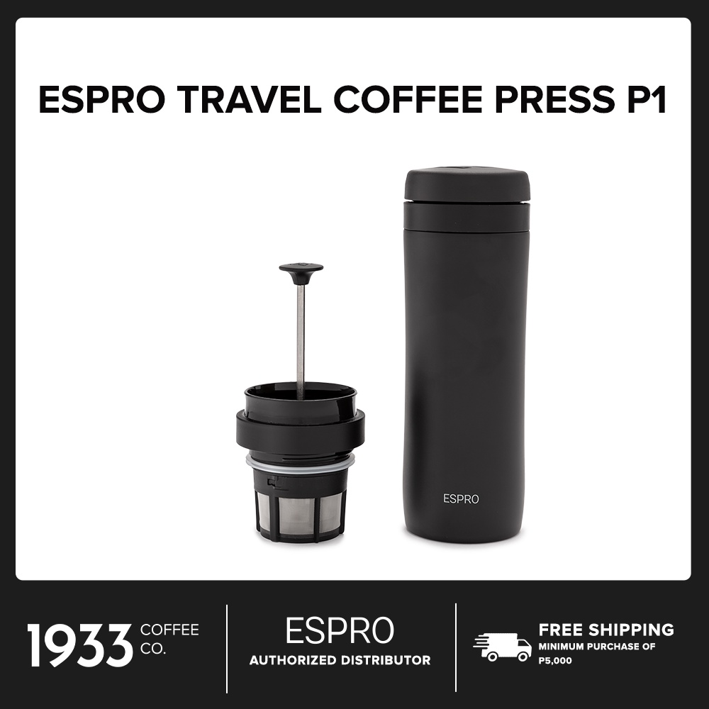 ESPRO Travel Coffee Press P1 12oz Portable French Press and Tumbler