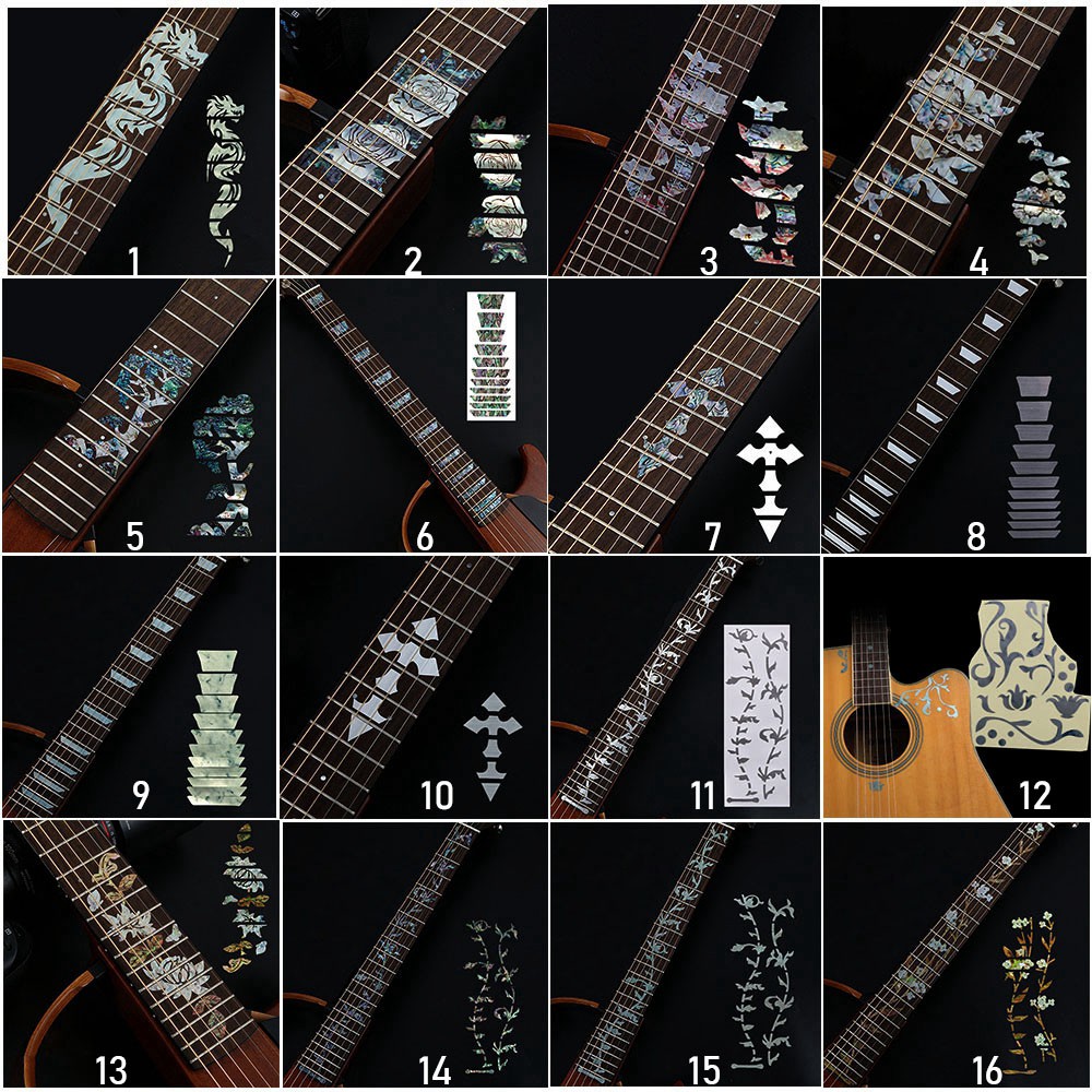 Electric Guitar Fretboard Sticker Shopee Philippines