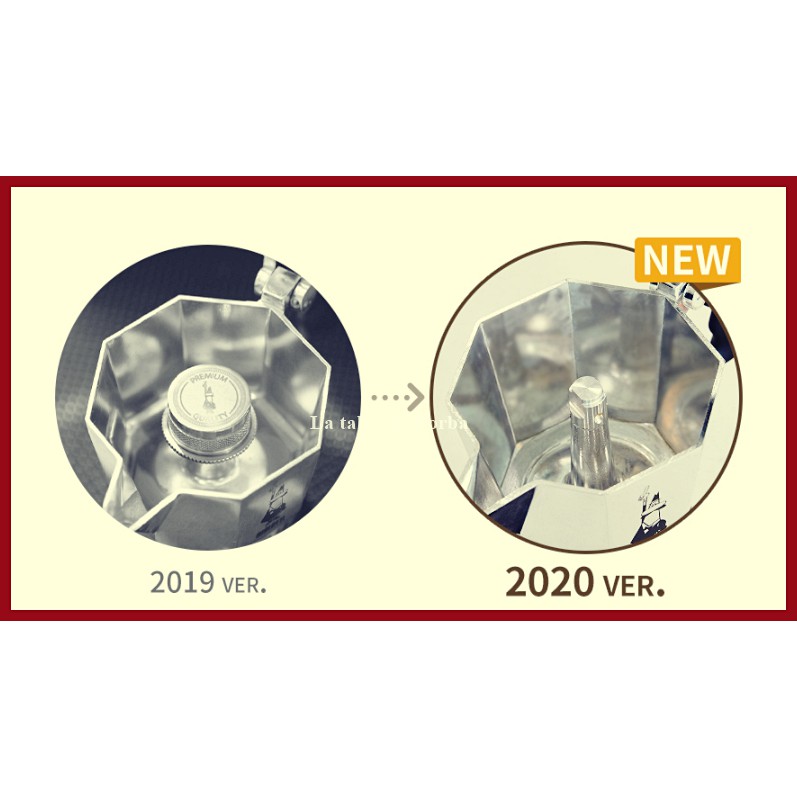 bVTL [Made in Italy] Bialetti New Brikka Espresso Coffee Maker Moka Pot