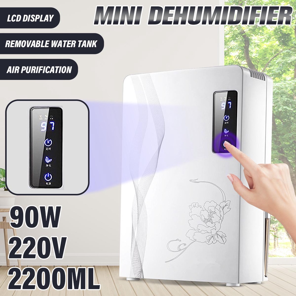 2200ML Home Multifucntion Dehumidifier Electric Air Dryer 24h Timing