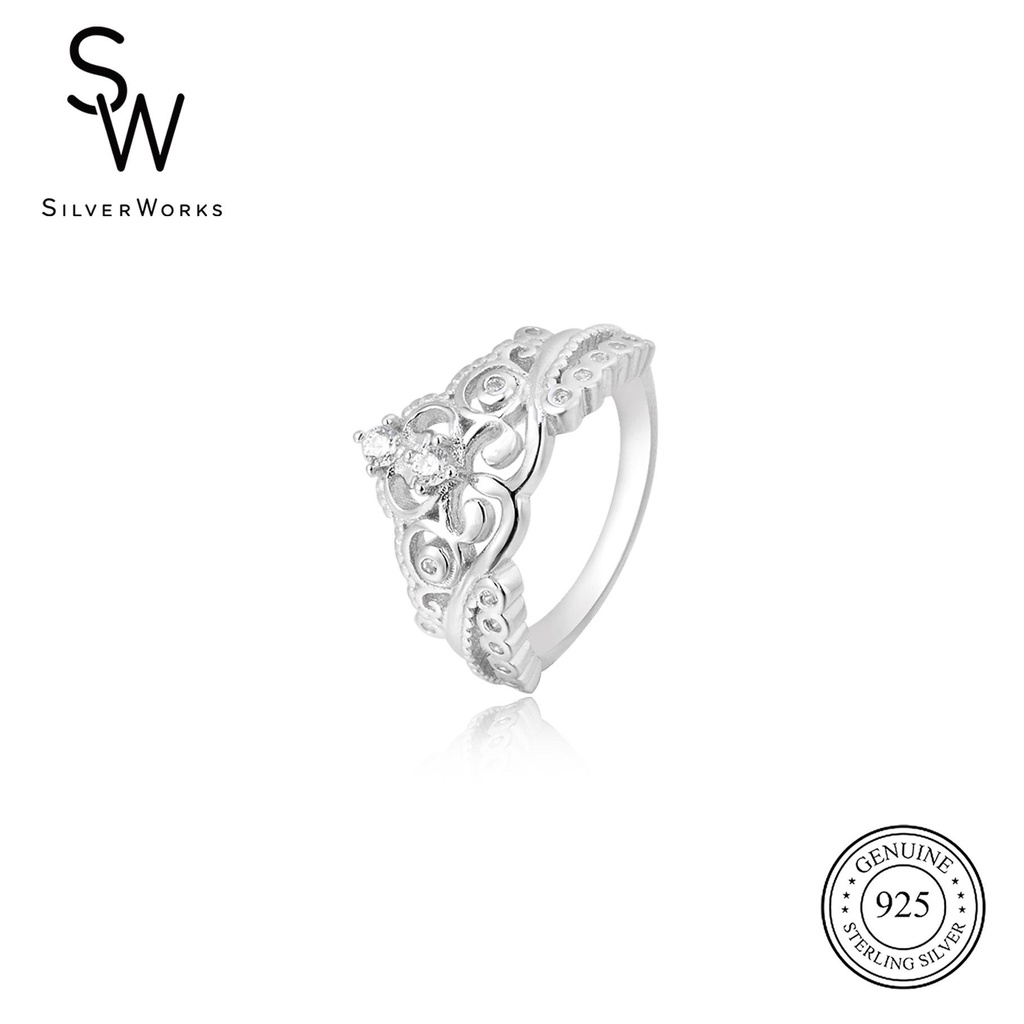 Silverworks Cinderella Princess Ring Disney Princess Collection R6408 KDDX Shopee Philippines
