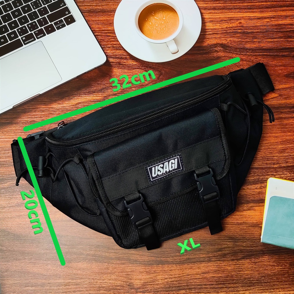USAGI [NEW Improved] Fanny Waist Belt Bag Pack Extra Large Big V2